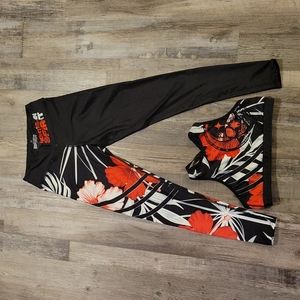 Northern Spirit Medium Workout Leggings and Sports Bra Set